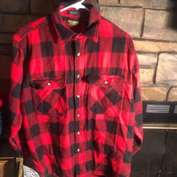 Men’s Y2k fall Buffalo plaid western USA button down shacket flannel shirt - Picture 9 of 11